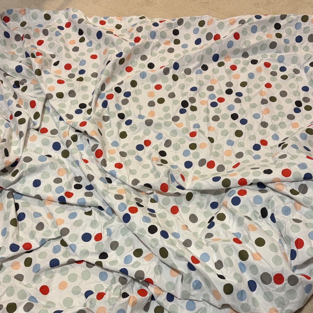 Target Standard Shower Curtain/Liner Polka Dot Multicolor New Without Box